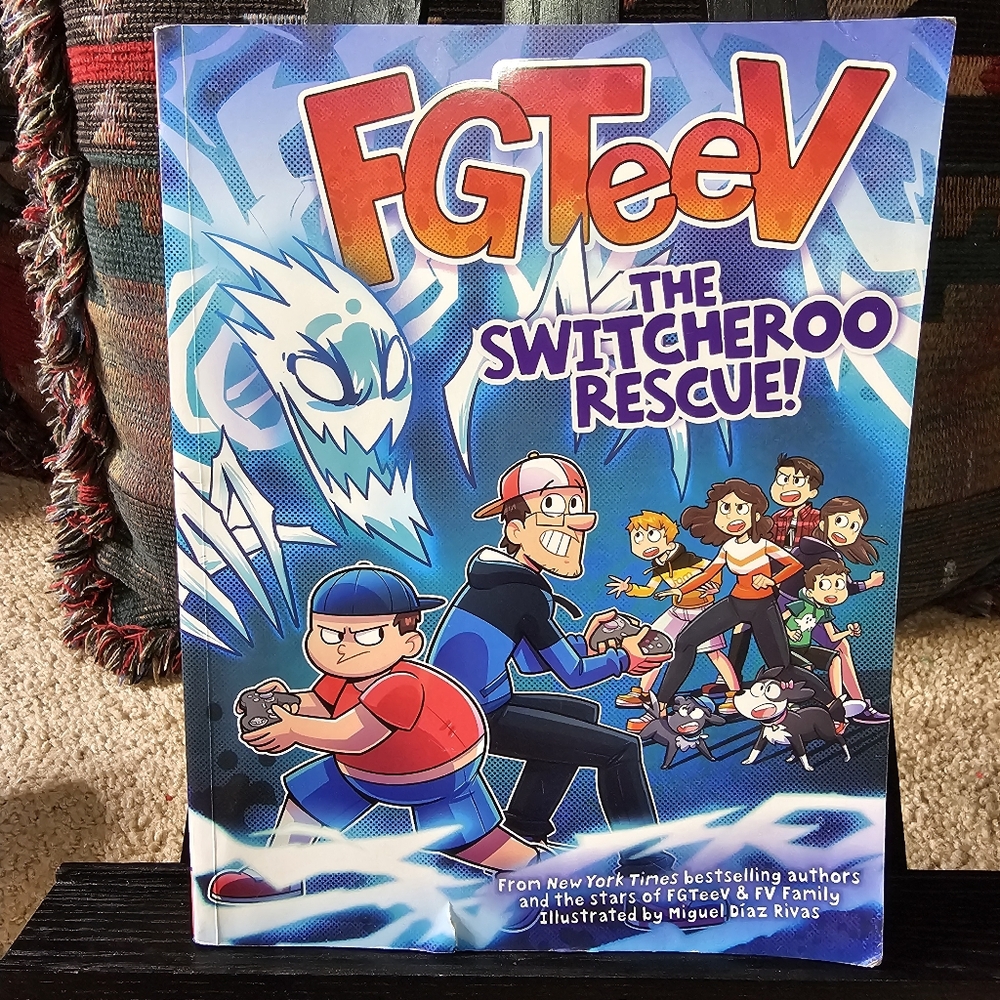 FGTeeV: The Switcheroo Rescue! by Fgteev Paperback Book.